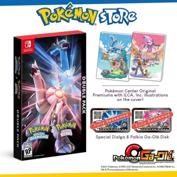 Nintendo Switch Pokémon Brilliant Diamond and Pokémon Shining Pearl (Double Pack)